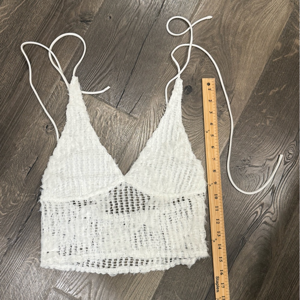 White Tie Halter and Mini Skirt Set - Picture 7 of 7